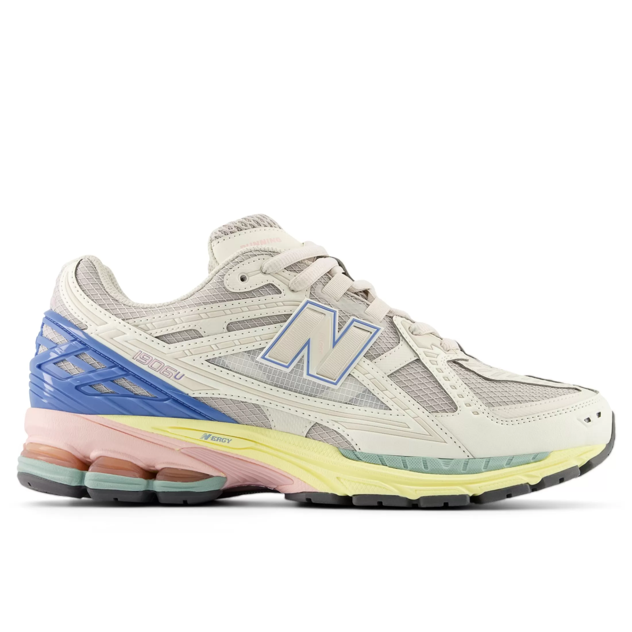 New Balance 1906 Utility Angora with Blue Laguna and Orb Pink Hot