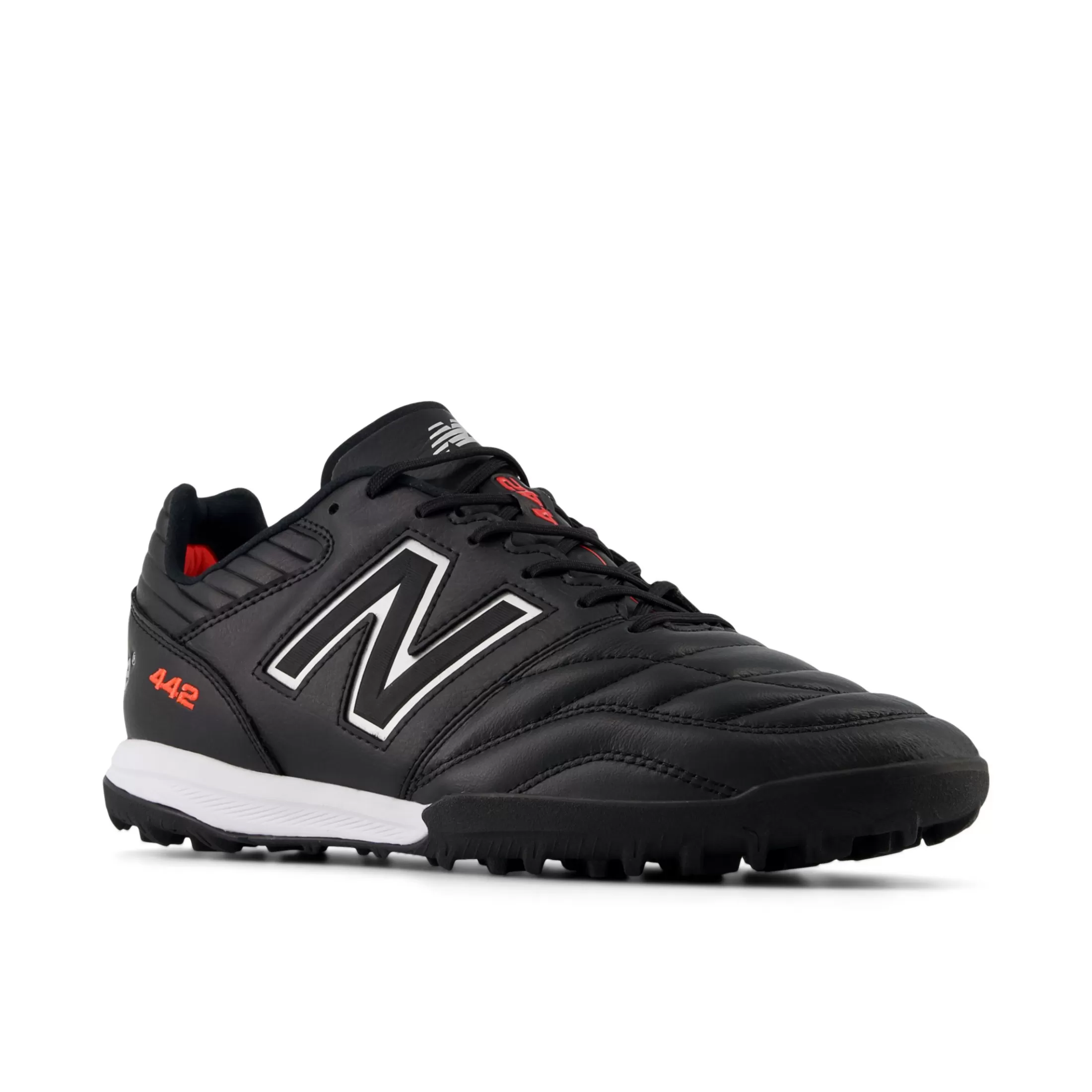 New Balance 442 PRO TF V2 Black with White and Team Red Outlet