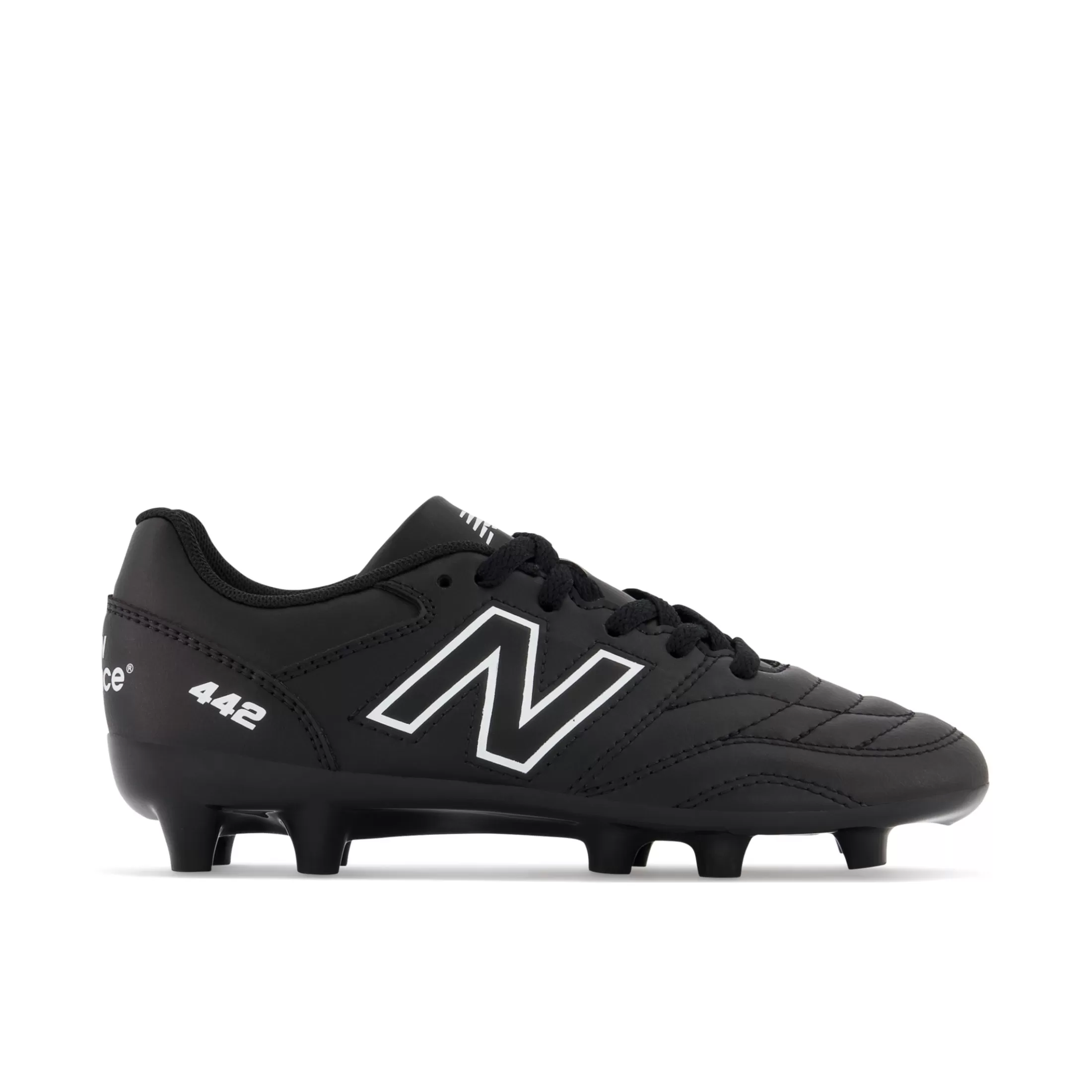 New Balance 442 V2 ACADEMY JNR FG Black with White Cheap