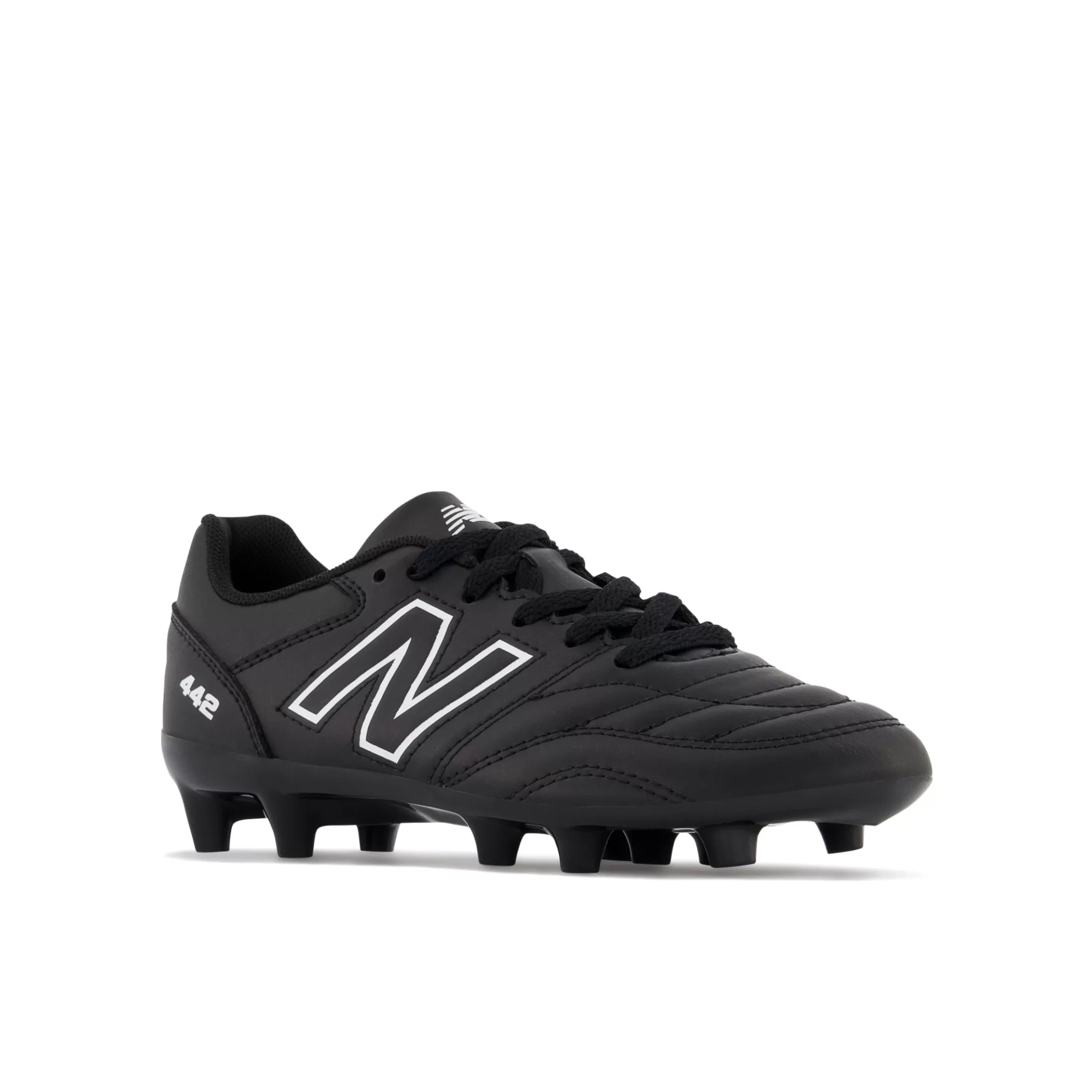 New Balance 442 V2 ACADEMY JNR FG Black with White Cheap