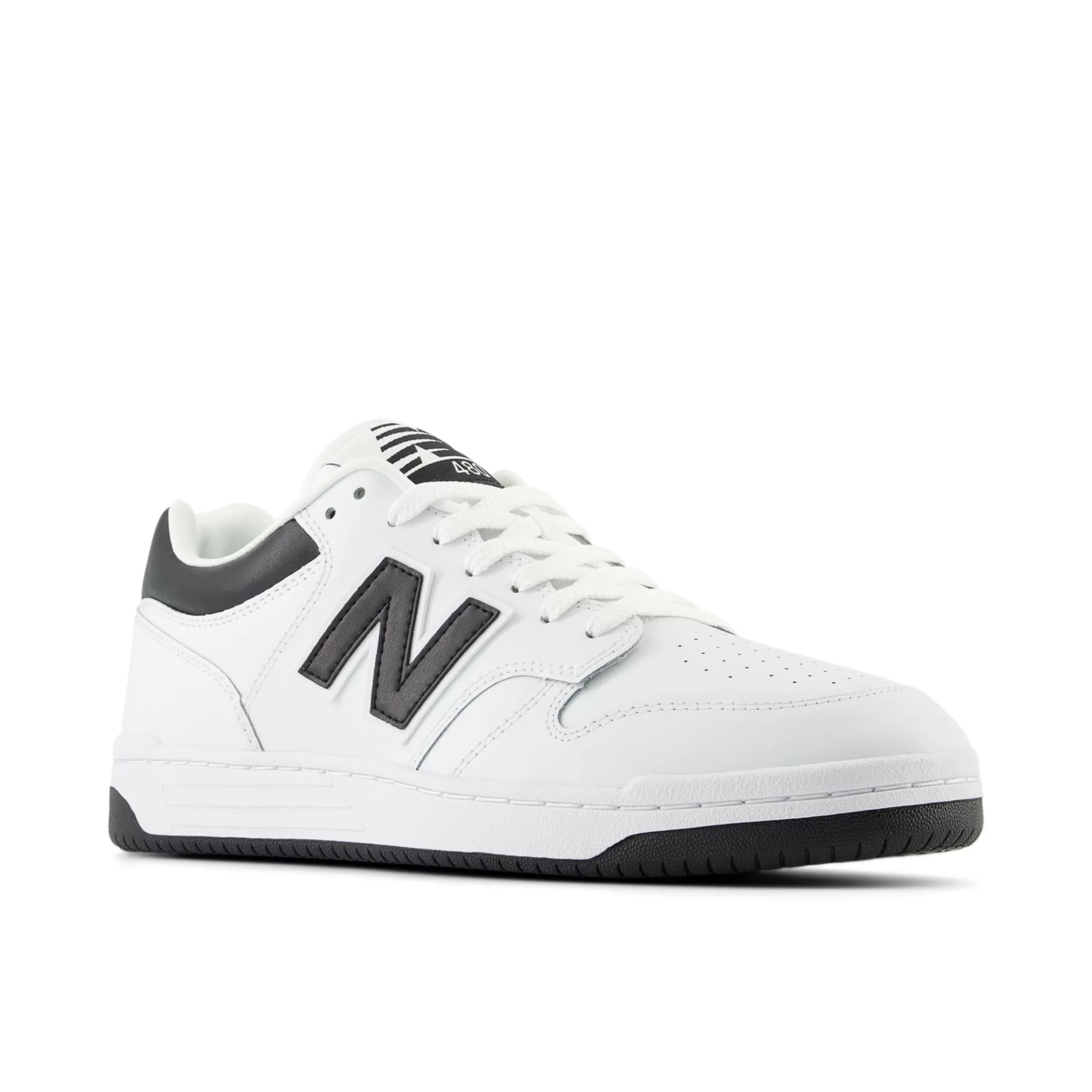 New Balance 480 White with Black Flash Sale