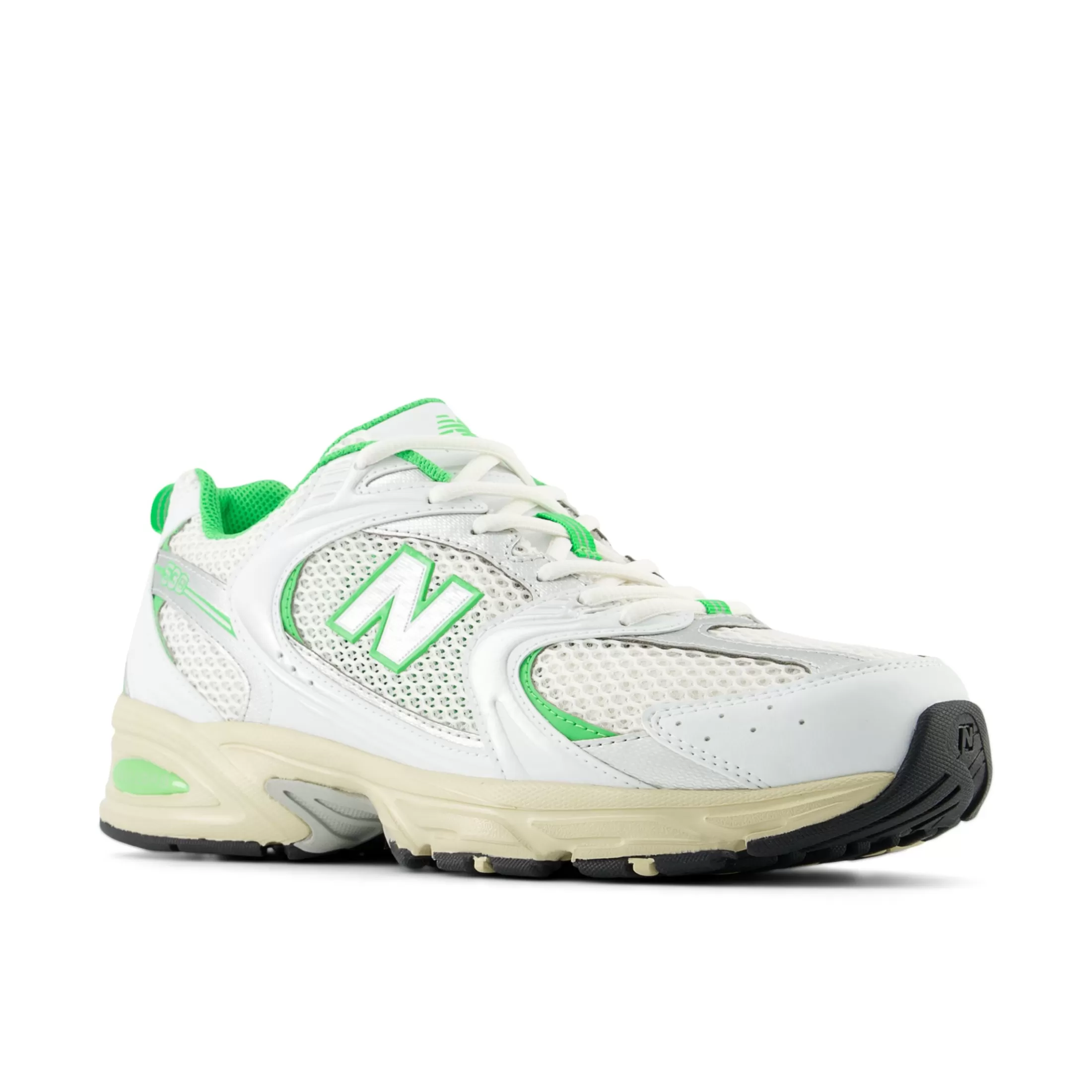 New Balance 530 White with Palm Leaf New