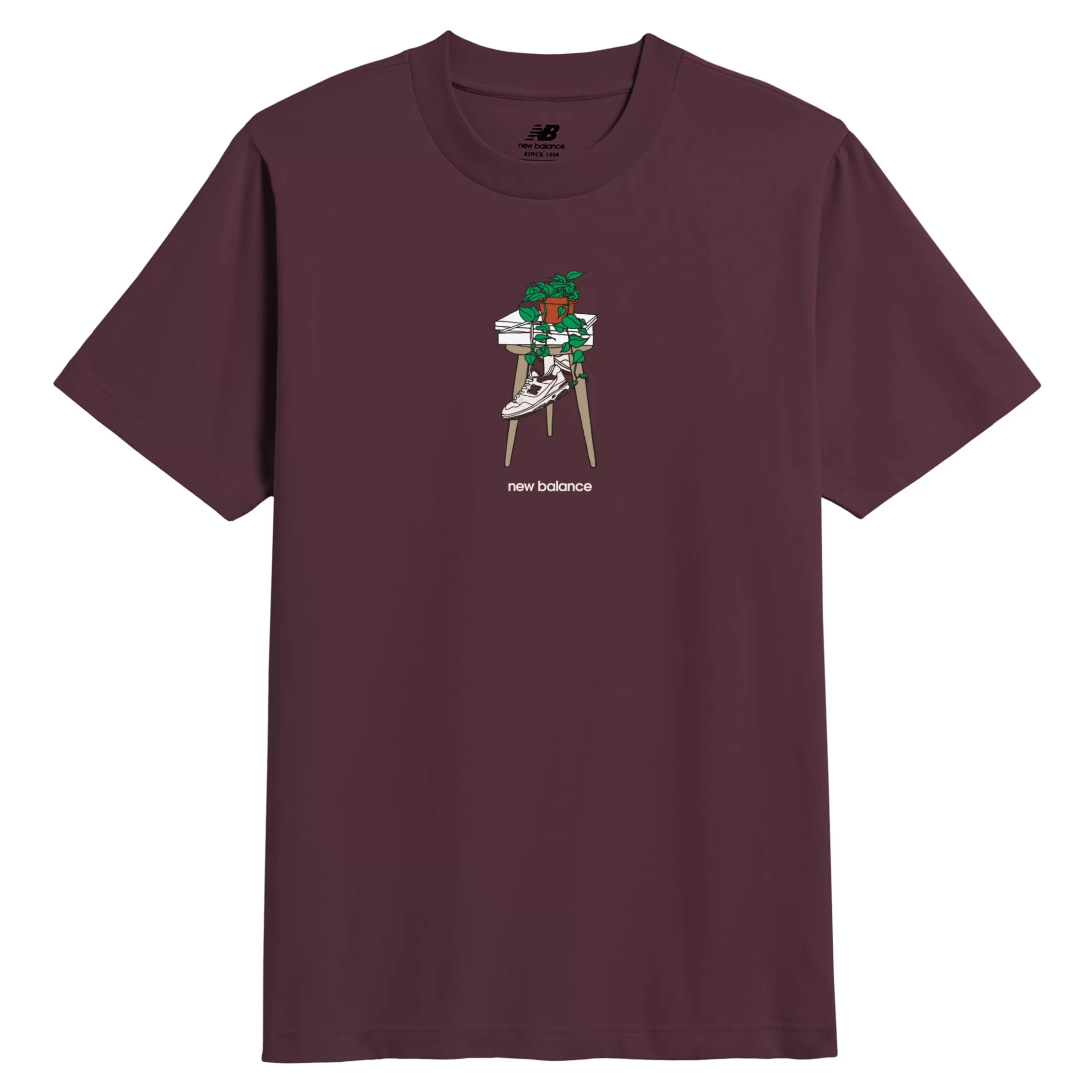 New Balance 550 Houseplant Graphic T-Shirt NB BURGUNDY Online