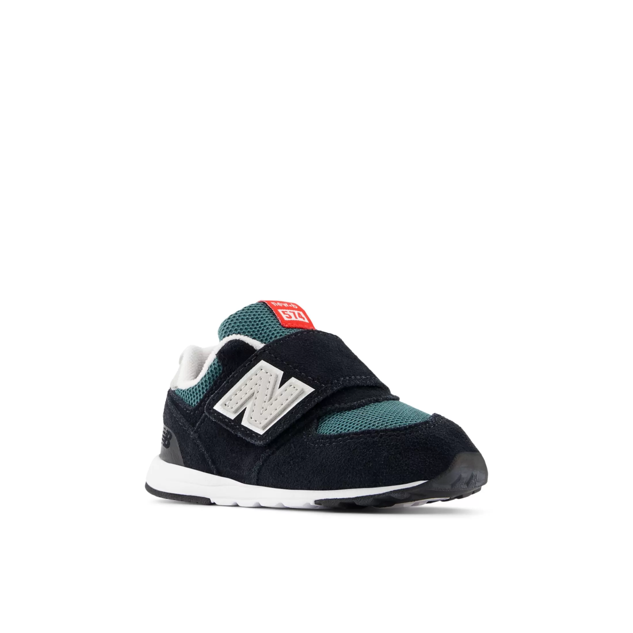 New Balance 574 NEW-B HOOK & LOOP Black with New Spruce Cheap