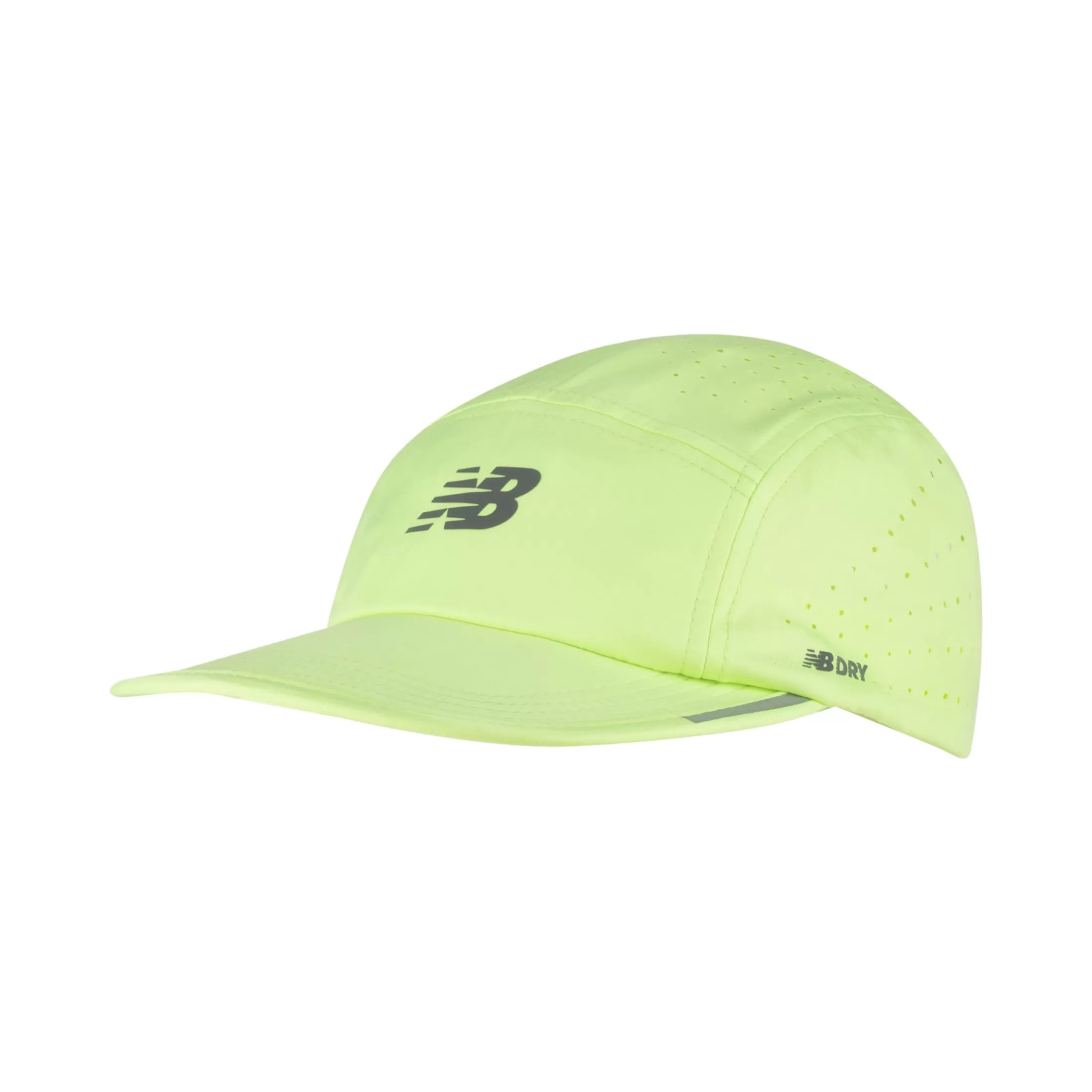 New Balance 5 Panel Pro Run Hat BLEACHED LIME GLO Sale