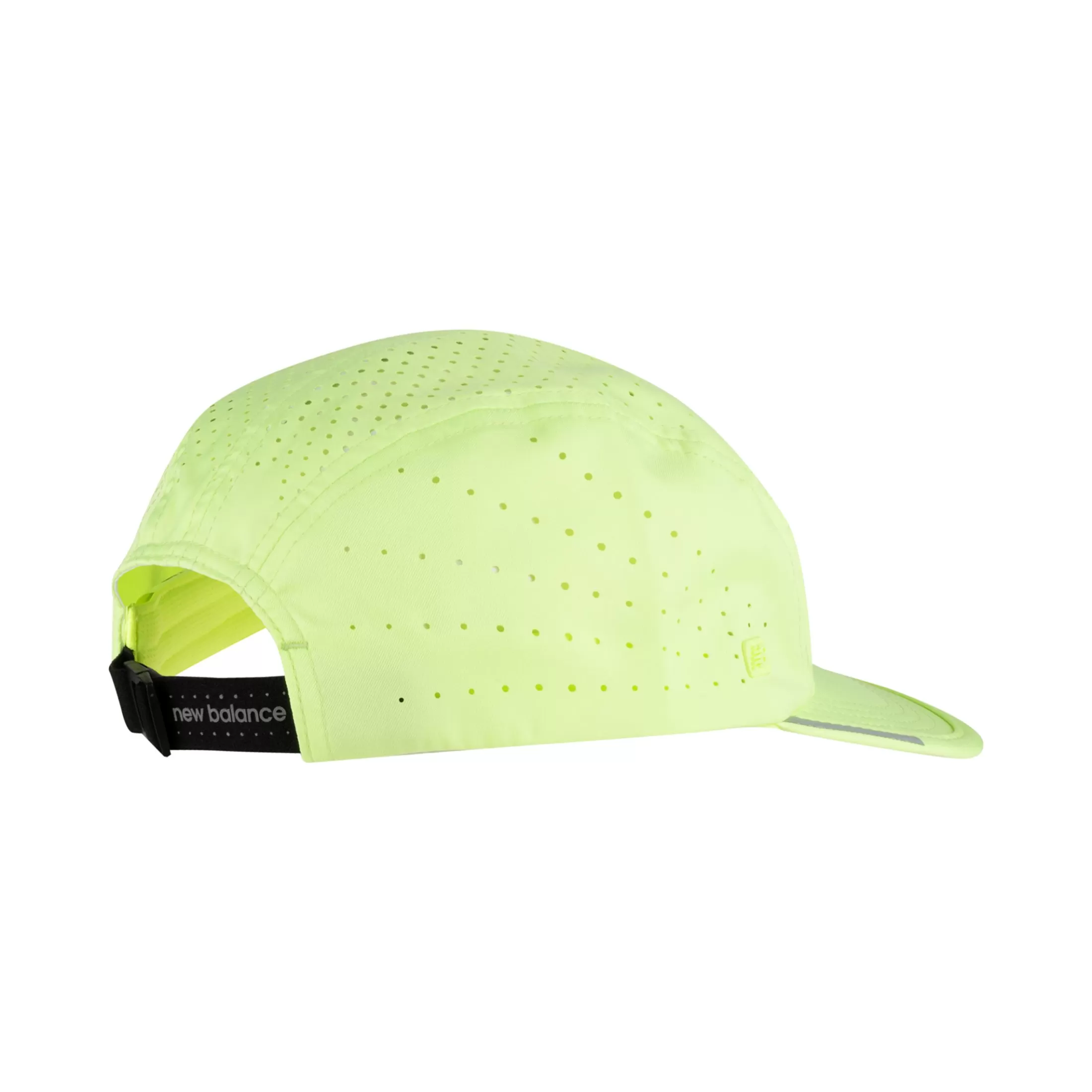 New Balance 5 Panel Pro Run Hat BLEACHED LIME GLO Sale