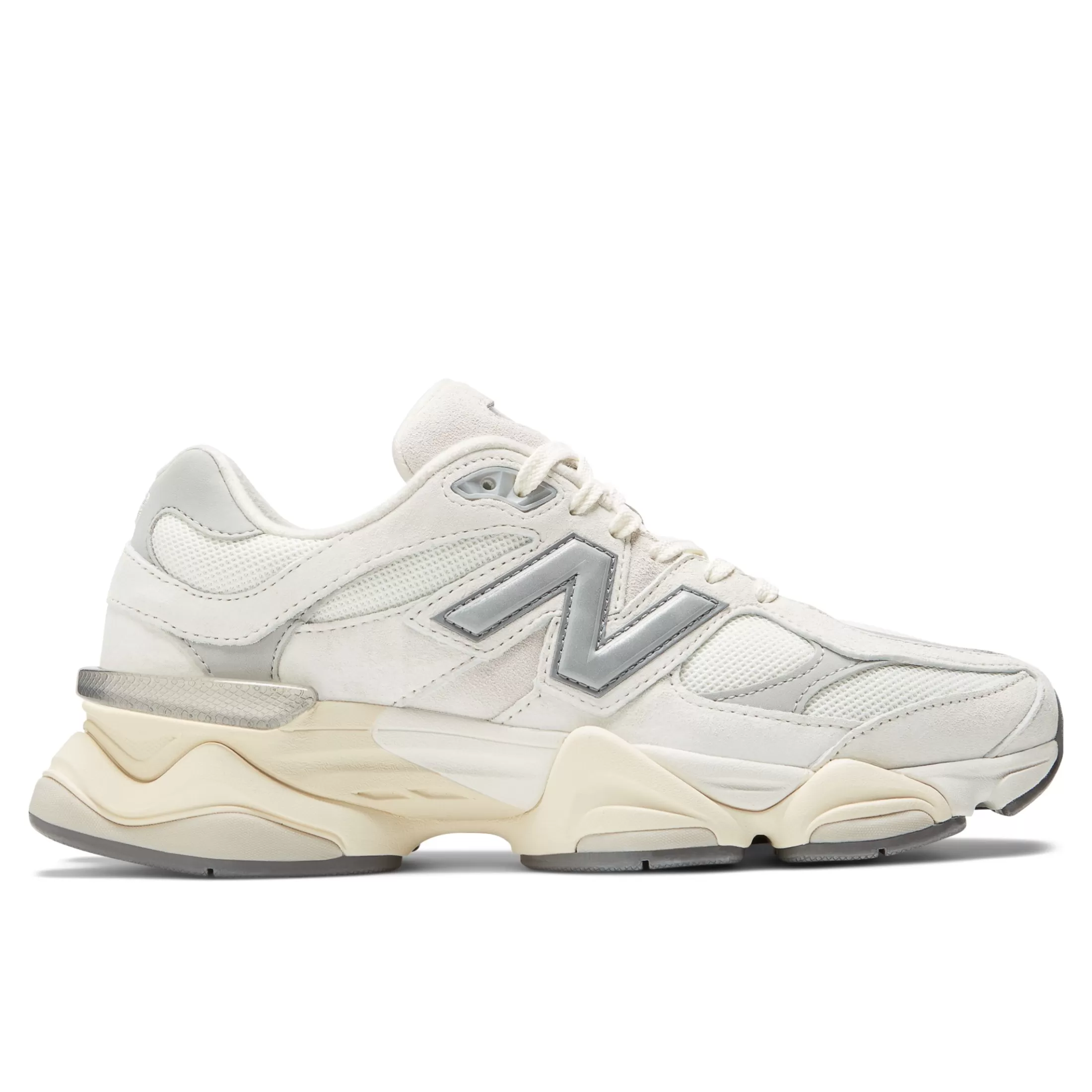 New Balance 9060 Sea Salt with Concrete and Silver Metallic Best Sale