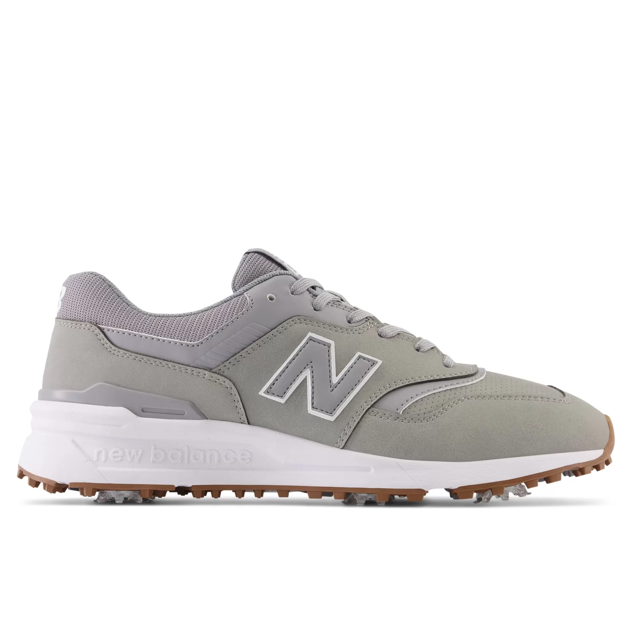 New Balance 997 Golf Golf Shoes Grey with White Cheap