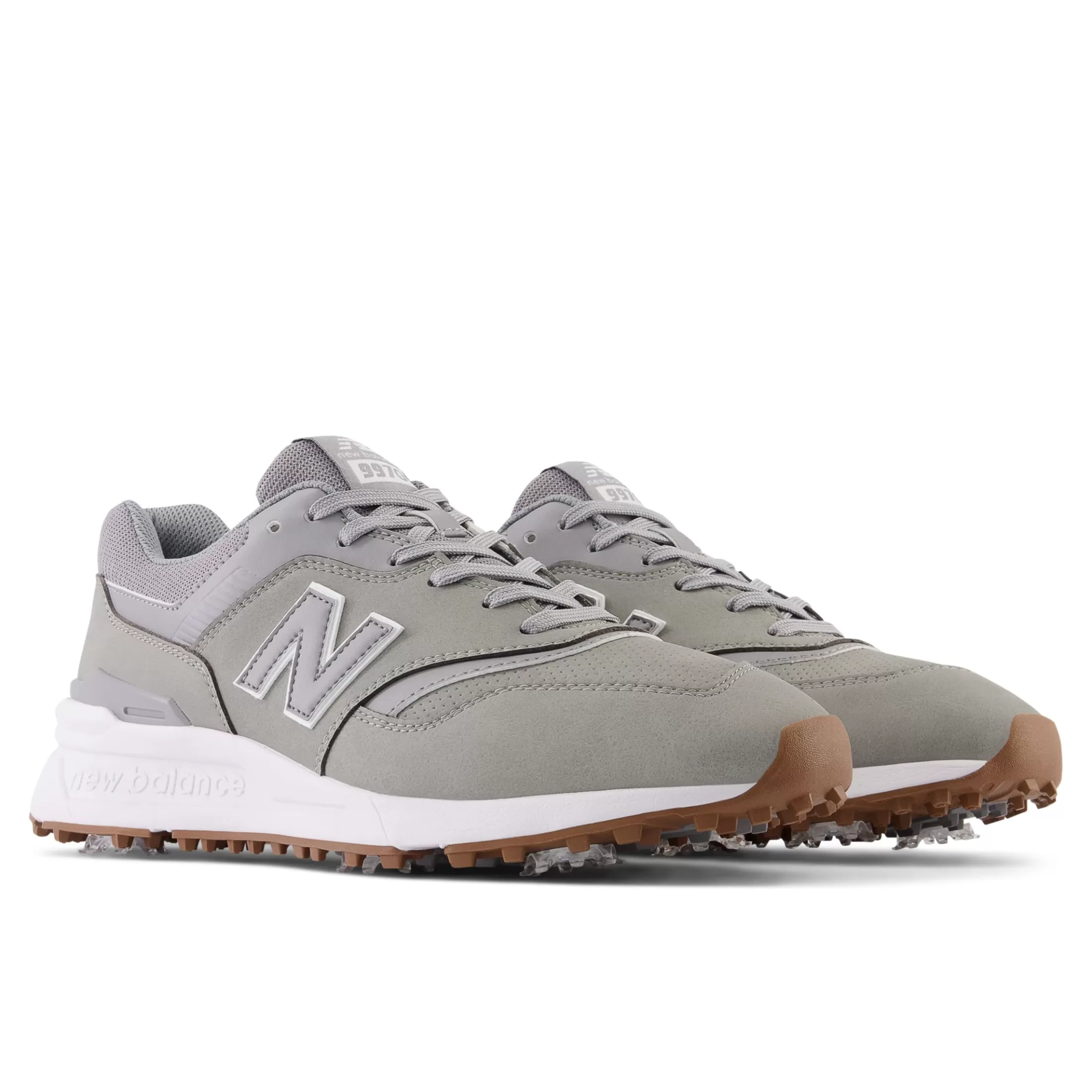 New Balance 997 Golf Golf Shoes Grey with White Cheap