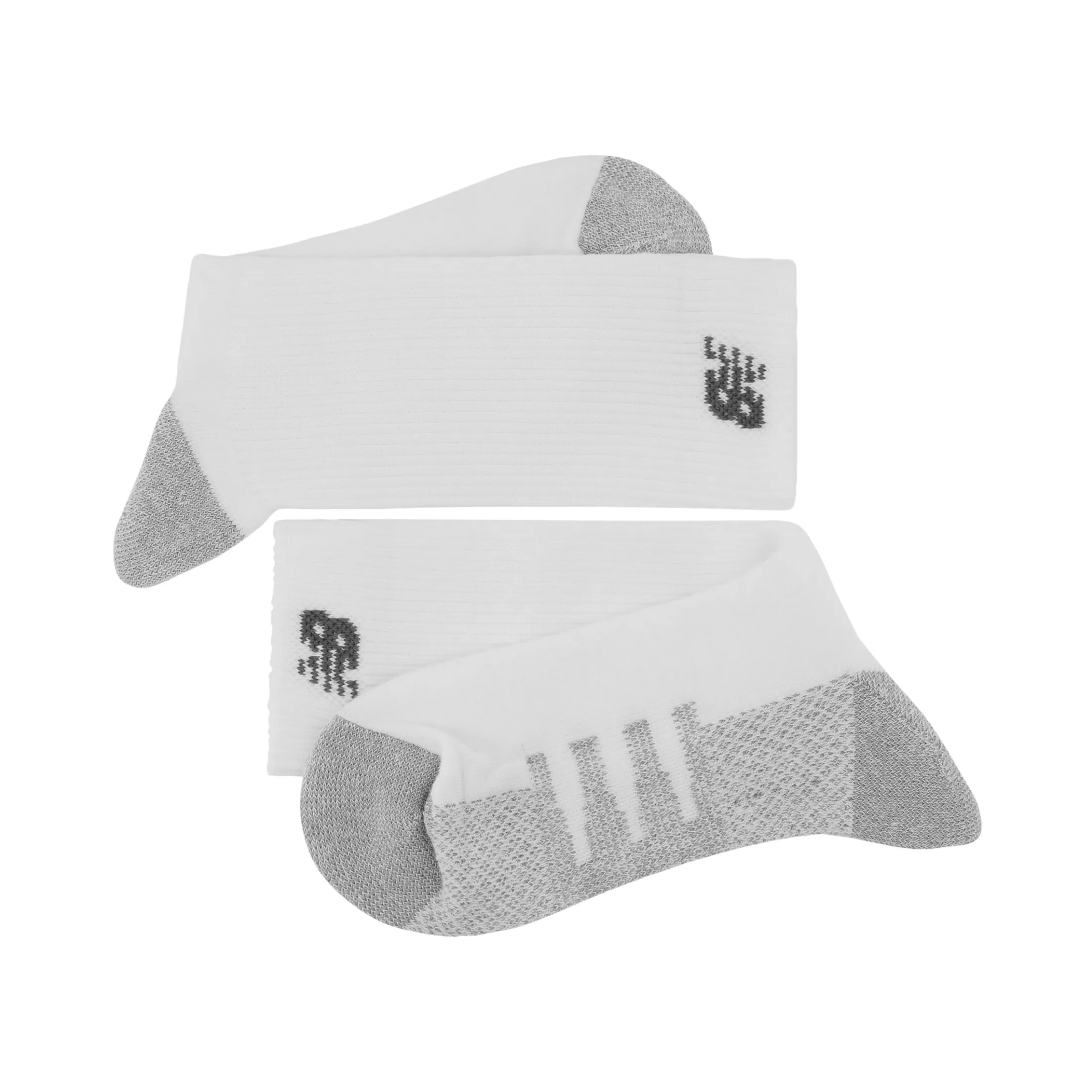 New Balance Coolmax Crew Socks 2 Pack WHITE Best Sale