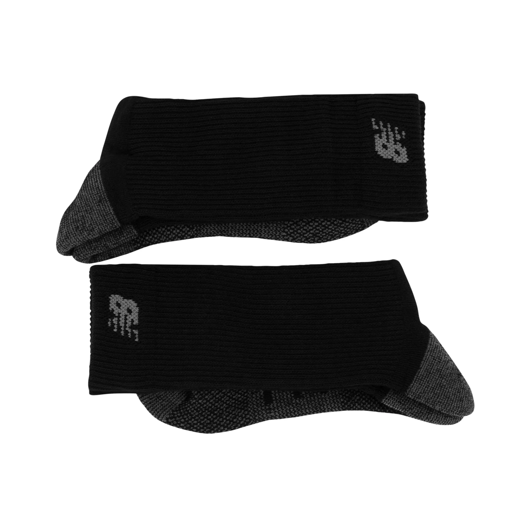 New Balance Coolmax Crew Socks 2 Pack BLACK Shop