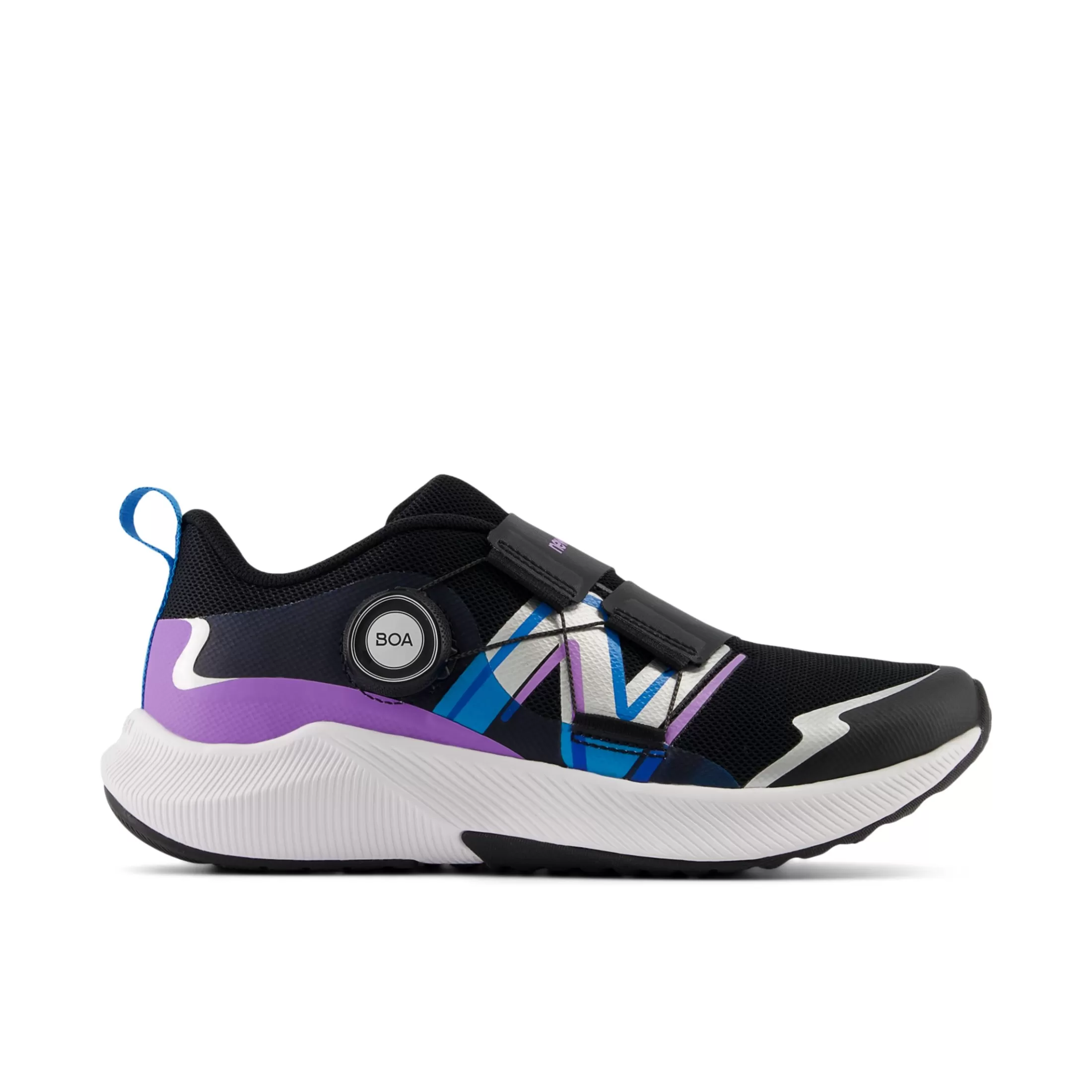 New Balance DynaSoft Reveal v4 BOA® Black with Purple Fade and Spice Blue  New · Nigelshoes