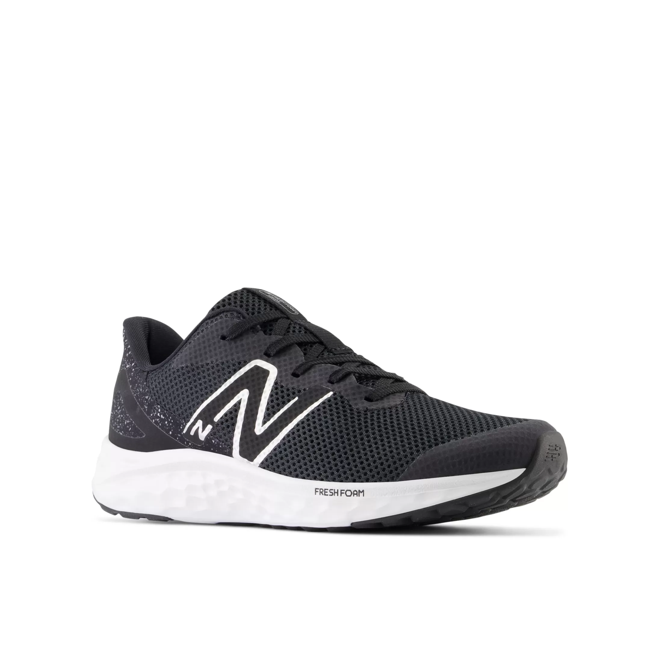 New Balance Fresh Foam Arishi v4 Black with White and Silver Metallic Outlet