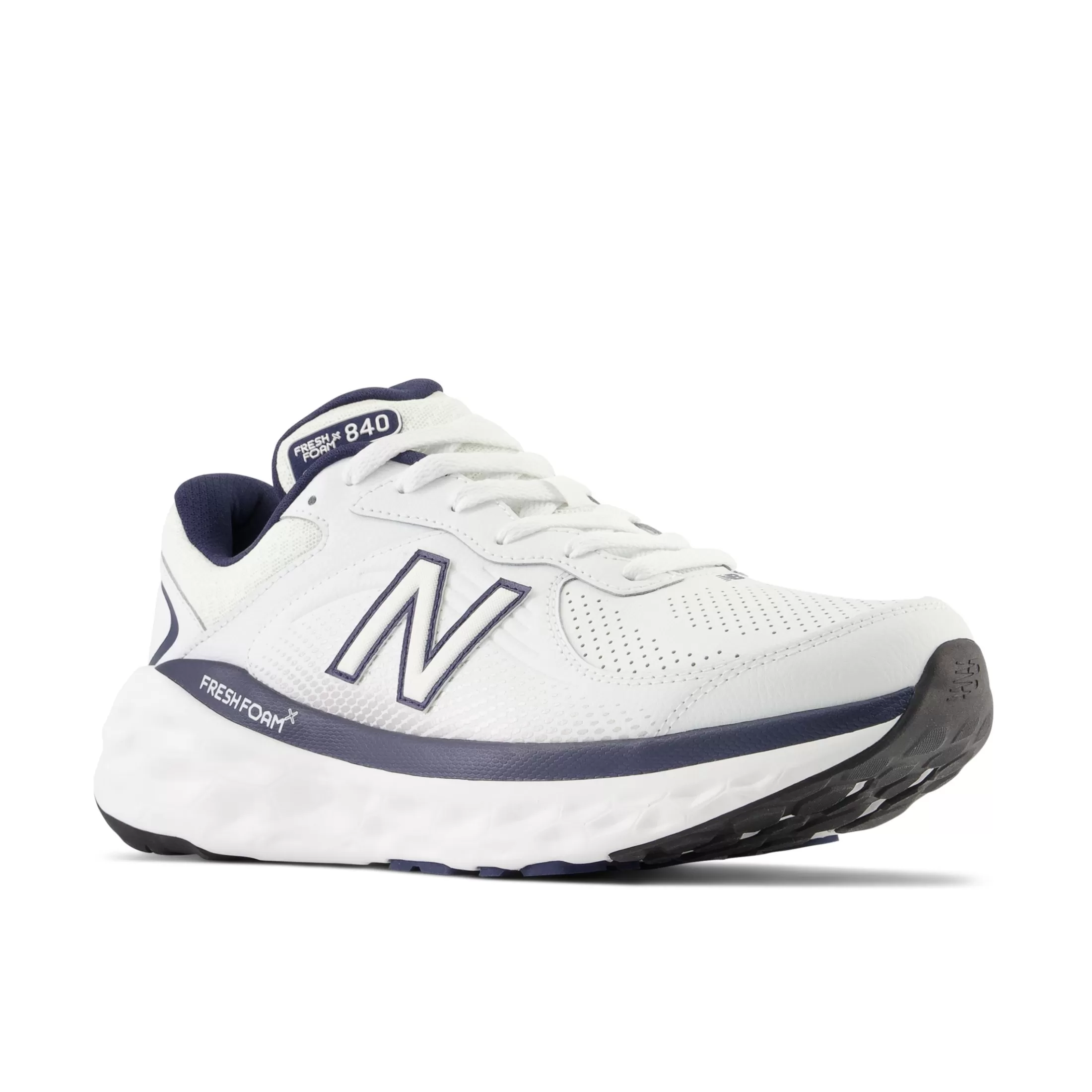 New Balance Fresh Foam X 840F White with Team Navy Discount