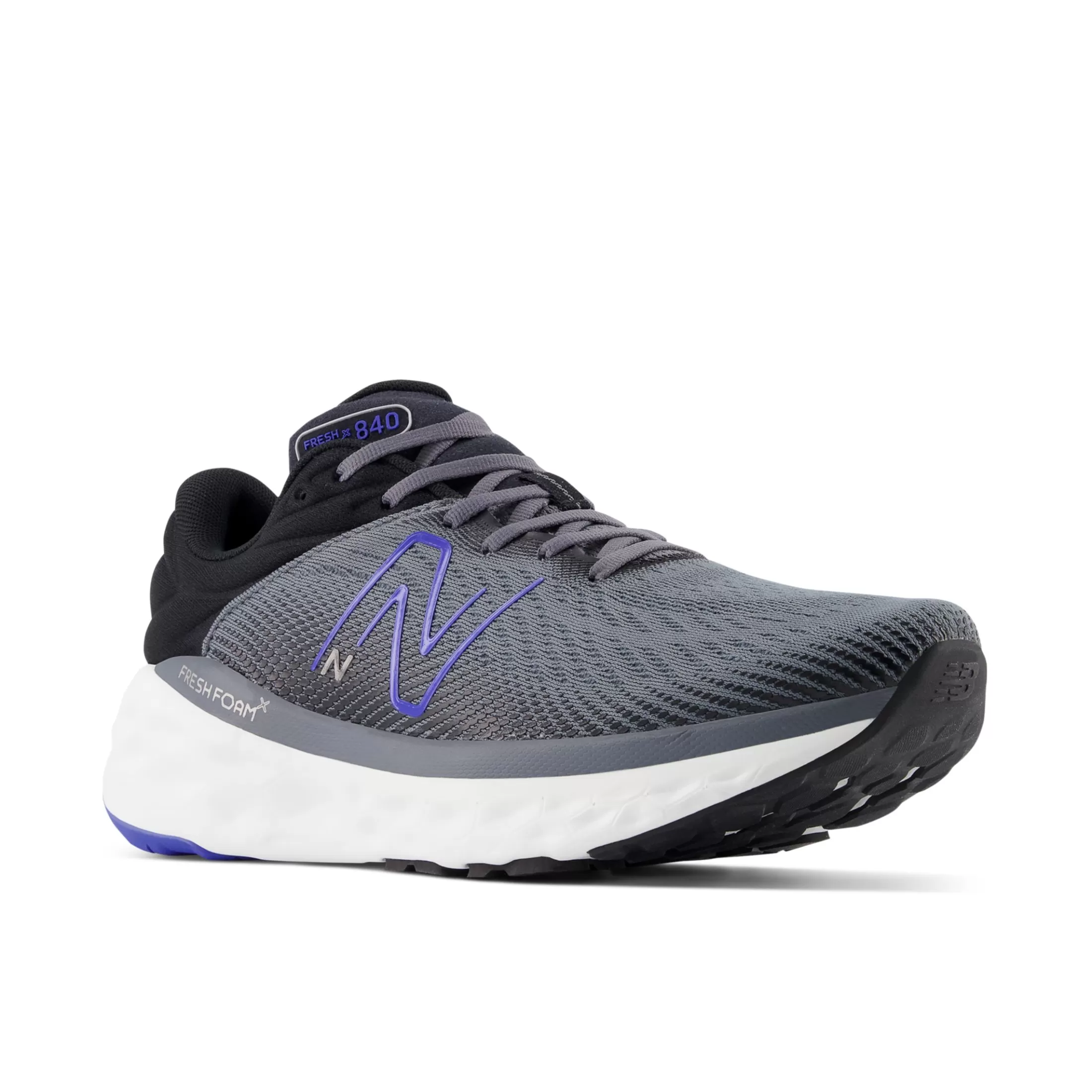 New Balance Fresh Foam X 840v1 Castlerock with Marine Blue and Black Clearance