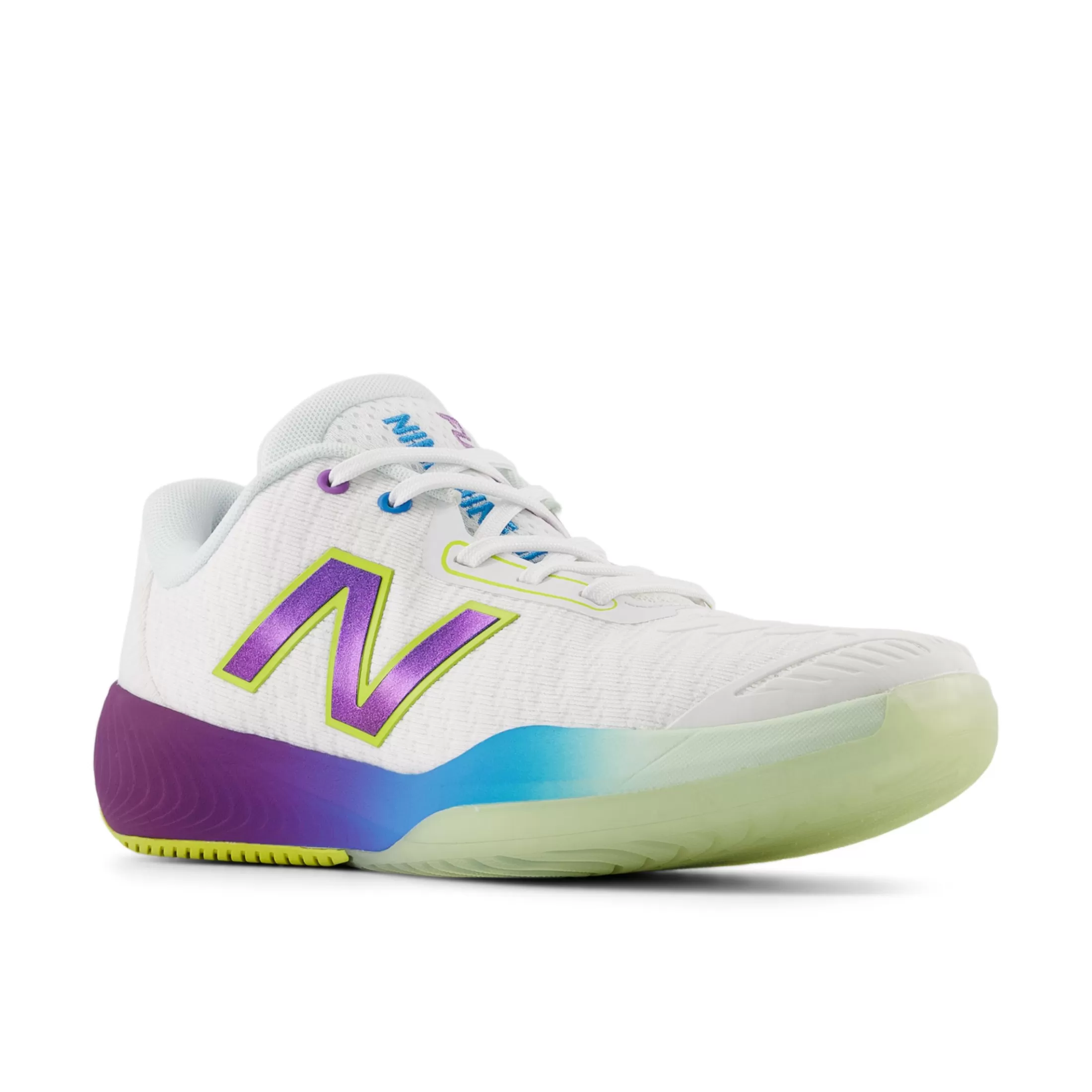 New Balance FuelCell 996v5 Unity of Sport White with Purple Fade and Coastal Blue Store