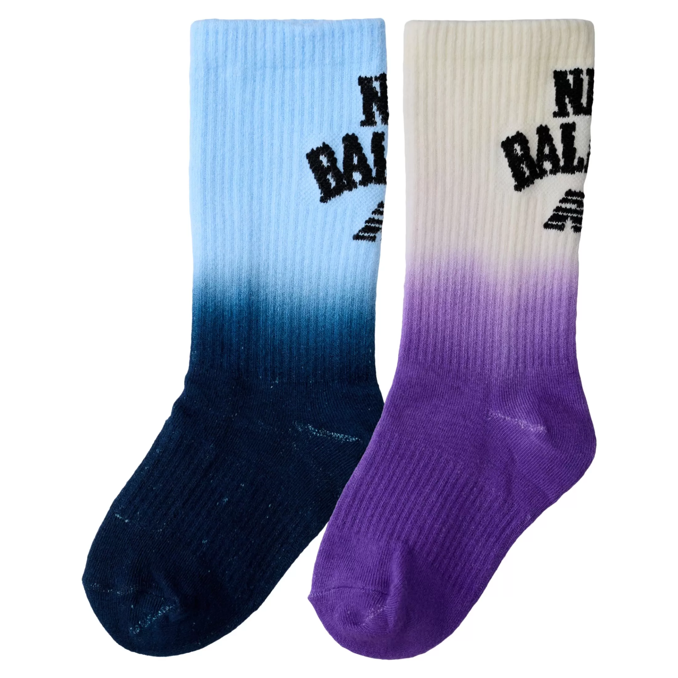 New Balance Kids Tie Dye Crew Socks 2 Pack ASSORTED 1 COLORS Sale