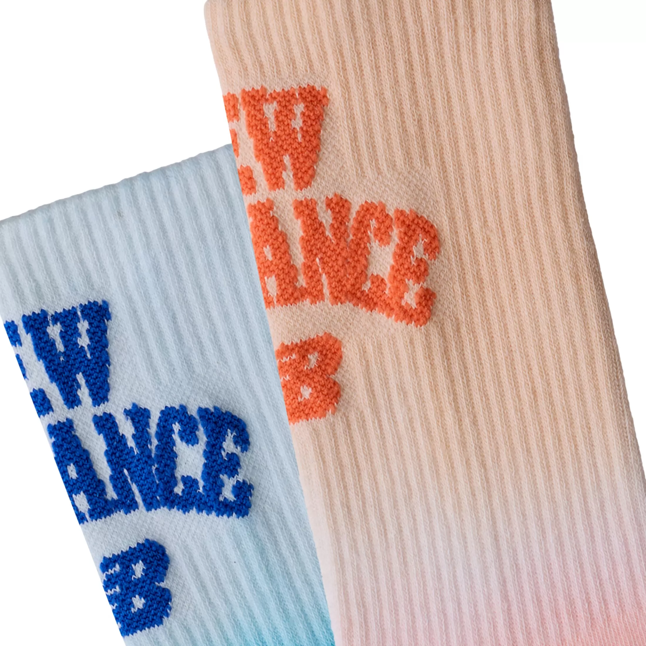 New Balance Kids Tie Dye Crew Socks 2 Pack ASST2 COLORS Outlet