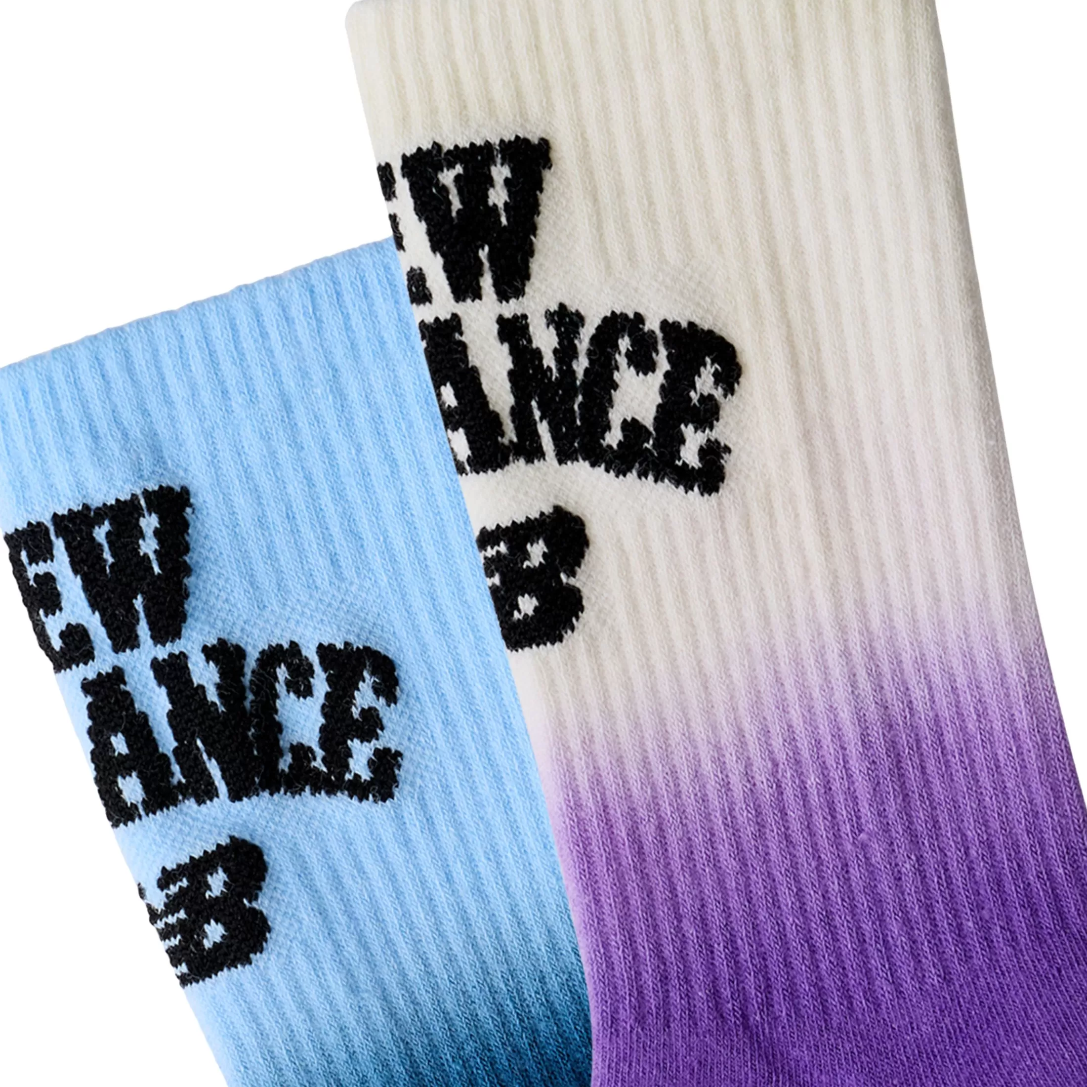 New Balance Kids Tie Dye Crew Socks 2 Pack ASSORTED 1 COLORS Cheap