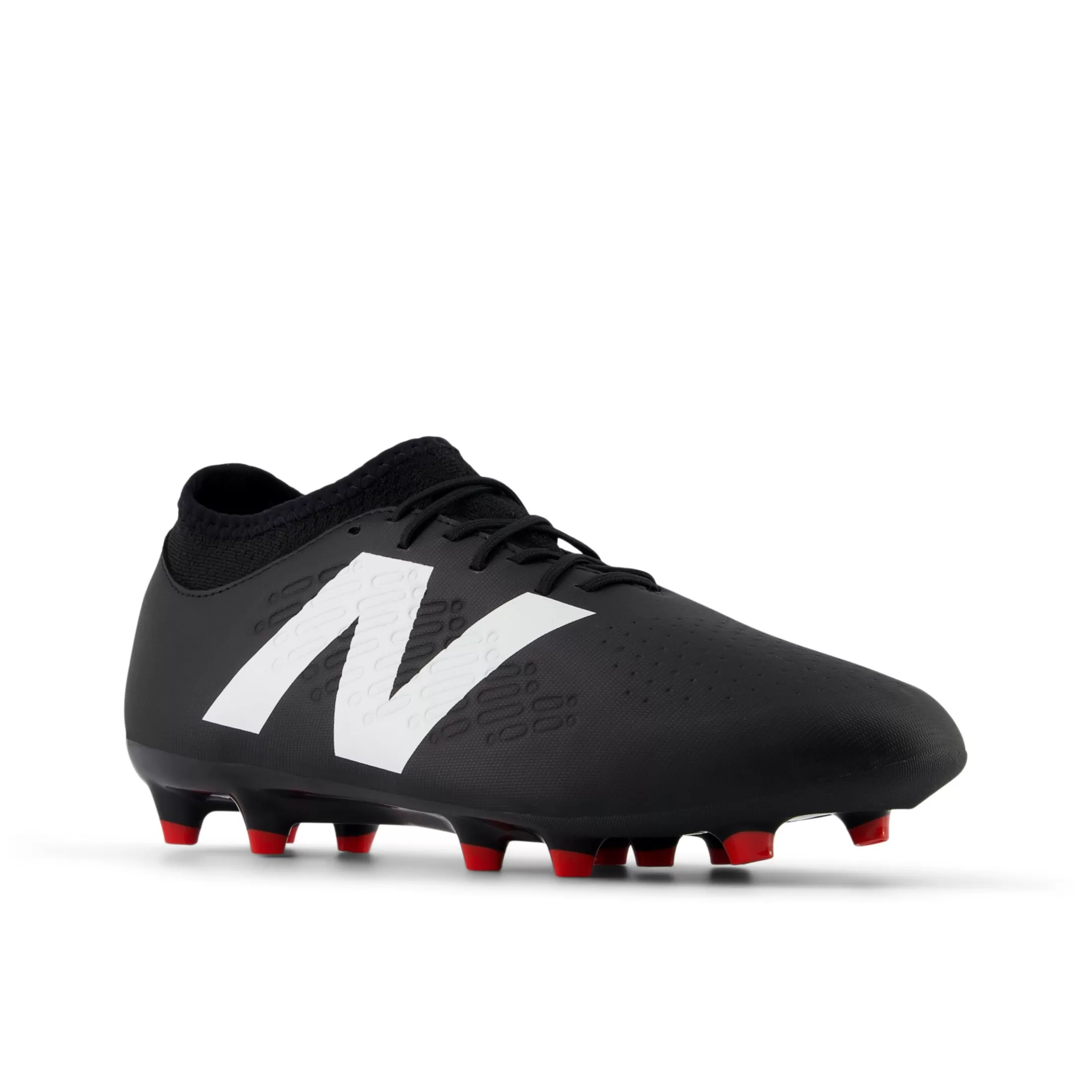 New Balance TEKELA MAGIQUE FG V4+ Black with White and True Red Fashion