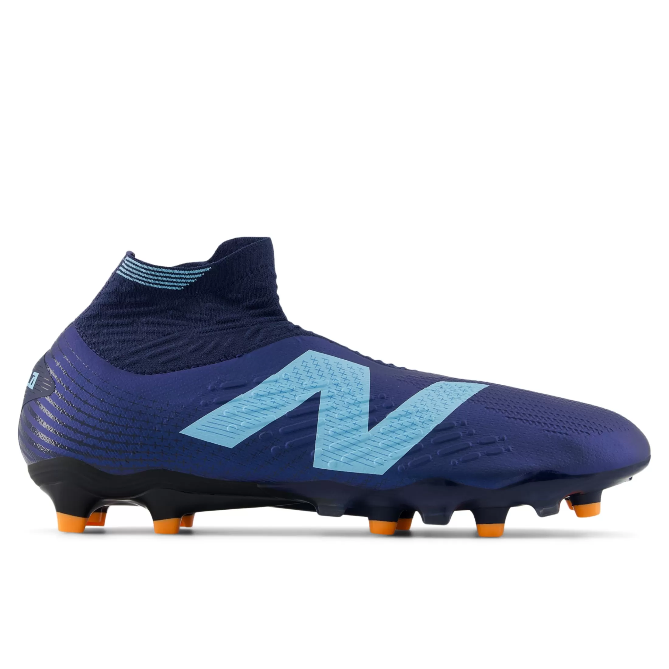 New Balance TEKELA PRO FG V4+ NB Navy with Team Sky Blue and Hot Mango Store