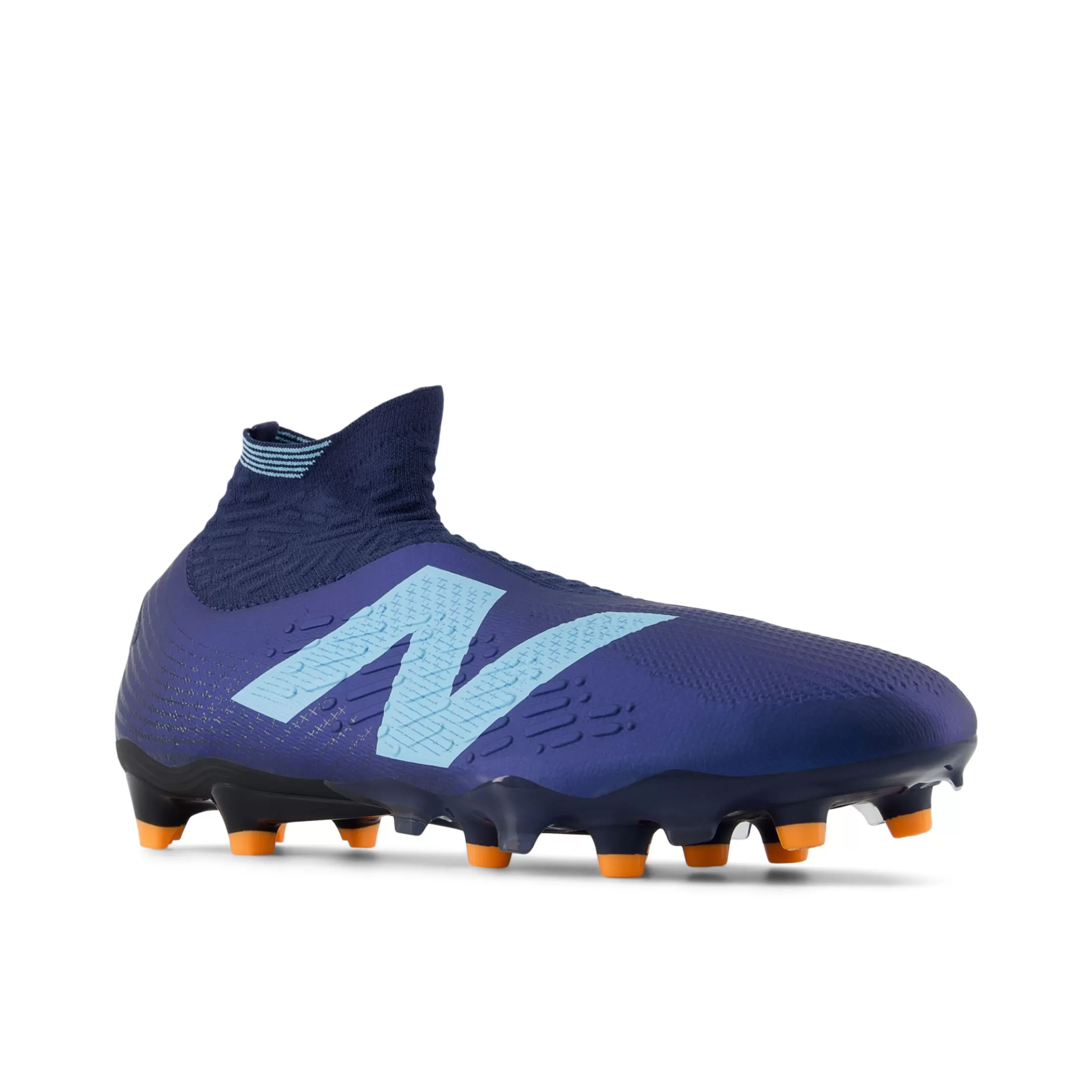 New Balance TEKELA PRO FG V4+ NB Navy with Team Sky Blue and Hot Mango Store