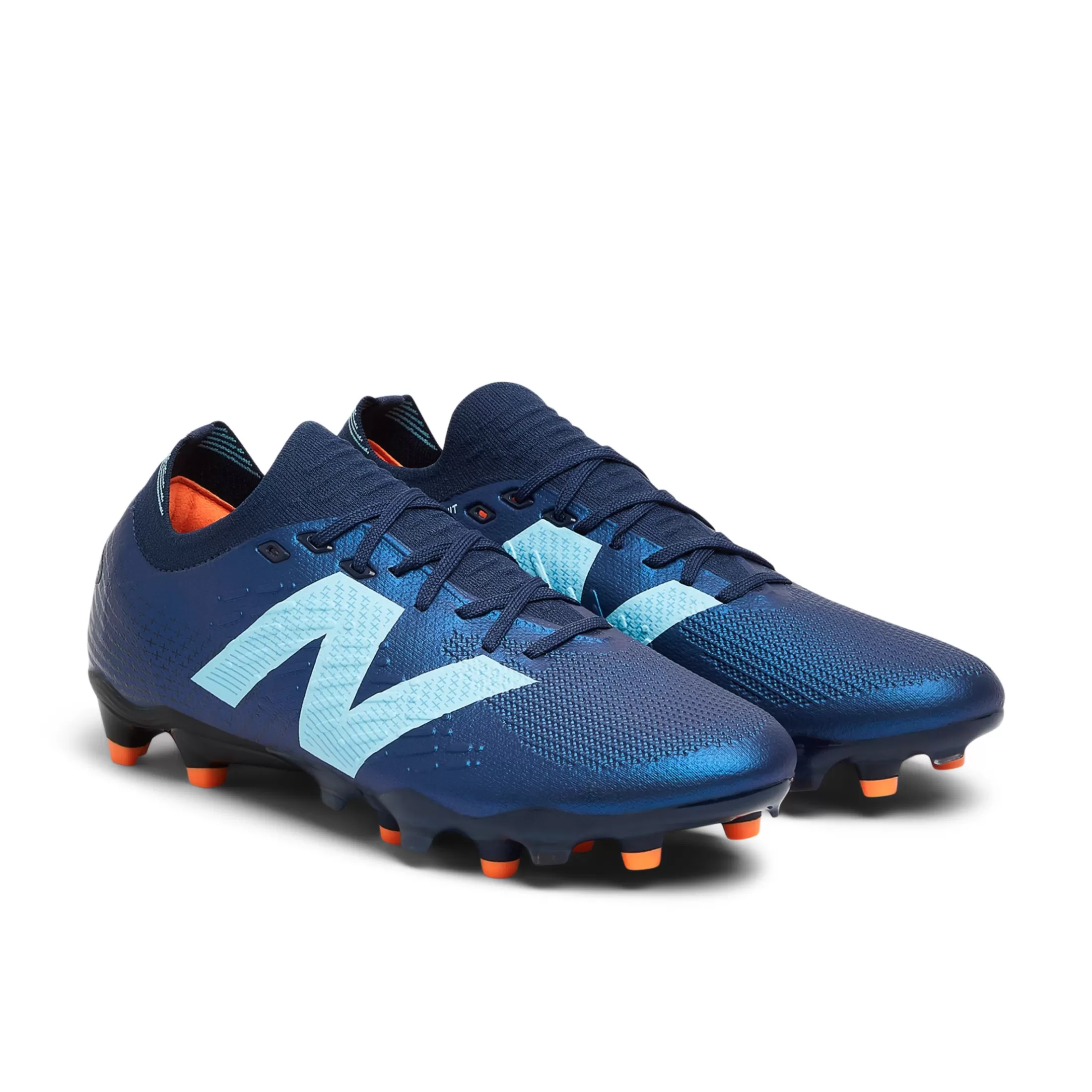 New Balance TEKELA PRO LOW FG V4+ NB Navy with Team Sky Blue and Hot Mango Cheap