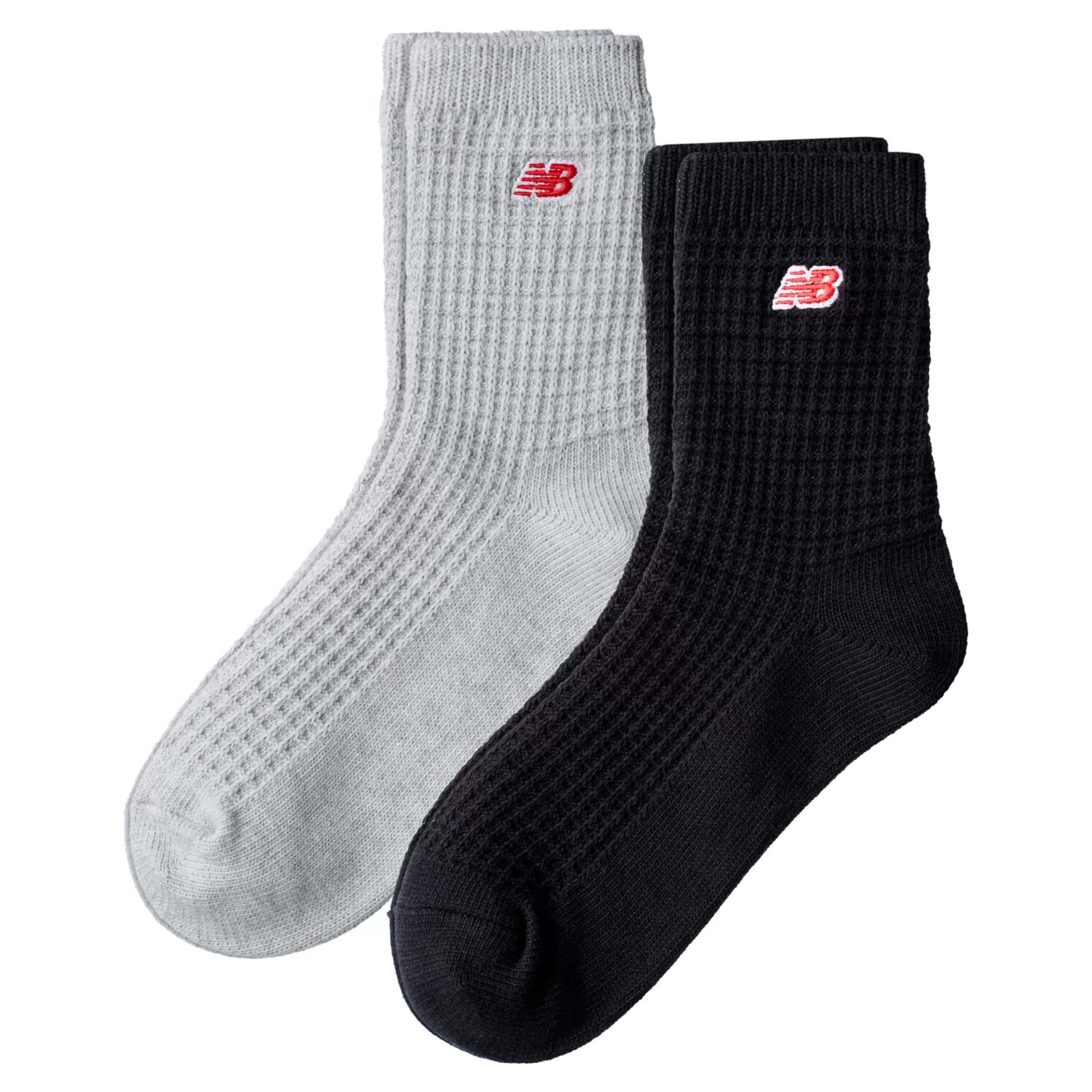 New Balance Waffle Knit Ankle Socks 2 Pack ASSORTED 1 COLORS Shop